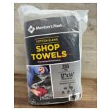 200-Pack Cotton Blend Shop Towels, 12' x 14'