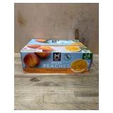 24 Cups of Diced Yellow Cling Peaches in Fruit Jui