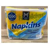 Pack of Disposable Paper Napkins
