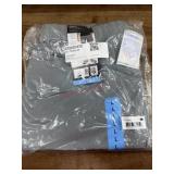 Gray Active Shorts with Elastic Waistband