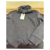 Men's Sandwash Hoodie, Gray, Size S