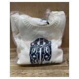 Large Crewneck Sweater With Graphic Design