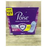 Poise Fresh Protection Pads, 128 Count