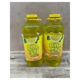 Two Bottles of Pine-Sol Lemon Fresh Cleaner