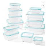 24-Piece Glass Food Storage Set with Lids