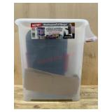 Clear Plastic Storage Bin with Lid