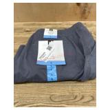 Gray Elastic-Waist Lounge Pants, Size L