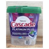 Cascade Platinum Plus Dishwasher Pods, 82 Count
