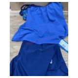 Two-Piece Women's Swimwear in Blue, Size Small