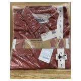 Red Eddie Bauer Woven Tech Shirt, Size S