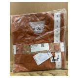 Men's Long-Sleeve Orange Work Shirt