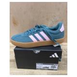 Adidas VL Court 2.0 Teal and Pink Shoes
