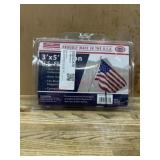 3'x5' Nylon U.S. Flag with Embroidered Stars