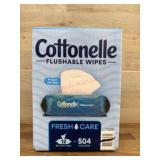 Cottonelle Flushable Wipes, 504 Count