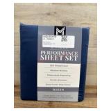 Queen 6-Piece Performance Sheet Set, Navy