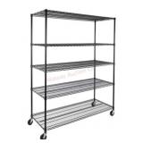 5 tier steel wire shelving
