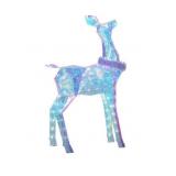 3ft pre lit iridescent reindeer- untested
