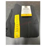 Black High-Rise Ankle Leggings, Size M