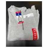 Gray Quarter-Zip Sweatshirt, XS