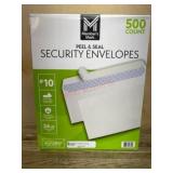 500 Peel & Seal Security Envelopes
