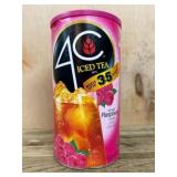 4C Raspberry Iced Tea Mix, 35-Quart Yield