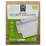 500-Count Peel and Seal Security Envelopes