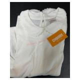Youth Size 8 White Long-Sleeve Shirt
