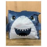 Shark-Themed Plush Throw Pillow