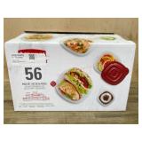 56-Piece Plastic Food Storage Container Set