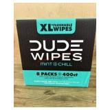 Flushable Wipes, Mint Chill, 8 Packs