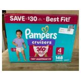 Pampers Cruisers Diapers, Size 4