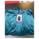 Teal Full-Zip Jacket, Size XXL