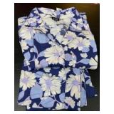 Floral Print XXL Pajama Set