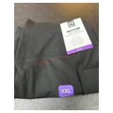 Black High-Rise Ankle Leggings, XXL