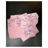 Pink Fabric Panels with Floral Print