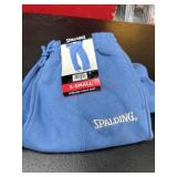 Spalding Wide Leg Fleece Pants, X-Small, Blue