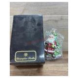 Christopher Radko Santa Ornament With Box