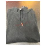Black Quarter-Zip Pullover, Size 3XL