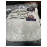 White Linen Pull-On Shorts - XXL