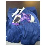 Velvet Tracksuit in Blue, Size XXL
