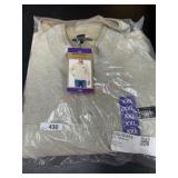 XXL Beige Quarter-Zip Sweater