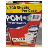POM Paper Towels, 30 Rolls, 2-Ply