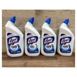 4 Lysol Power Toilet Bowl Cleaners