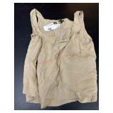 Beige Sleeveless Tank Top, Medium