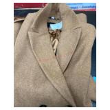 Camel-Colored Wool Blend Coat