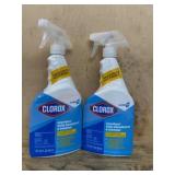 Clorox Disinfectant and Sanitizer Spray Bottles