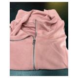 Pink Full-Zip Hoodie Sweatshirt