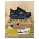 Skechers Hands-Free Smart Fit Black Shoes, Size 8