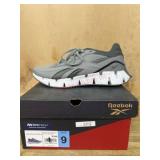 Reebok Zigtech Grey Athletic Shoes, Size 9