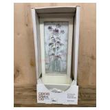 Framed Floral Art Print in Vase Motif
